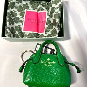 Kate Spade NWT Micro Dumpling coin purse/ keychain